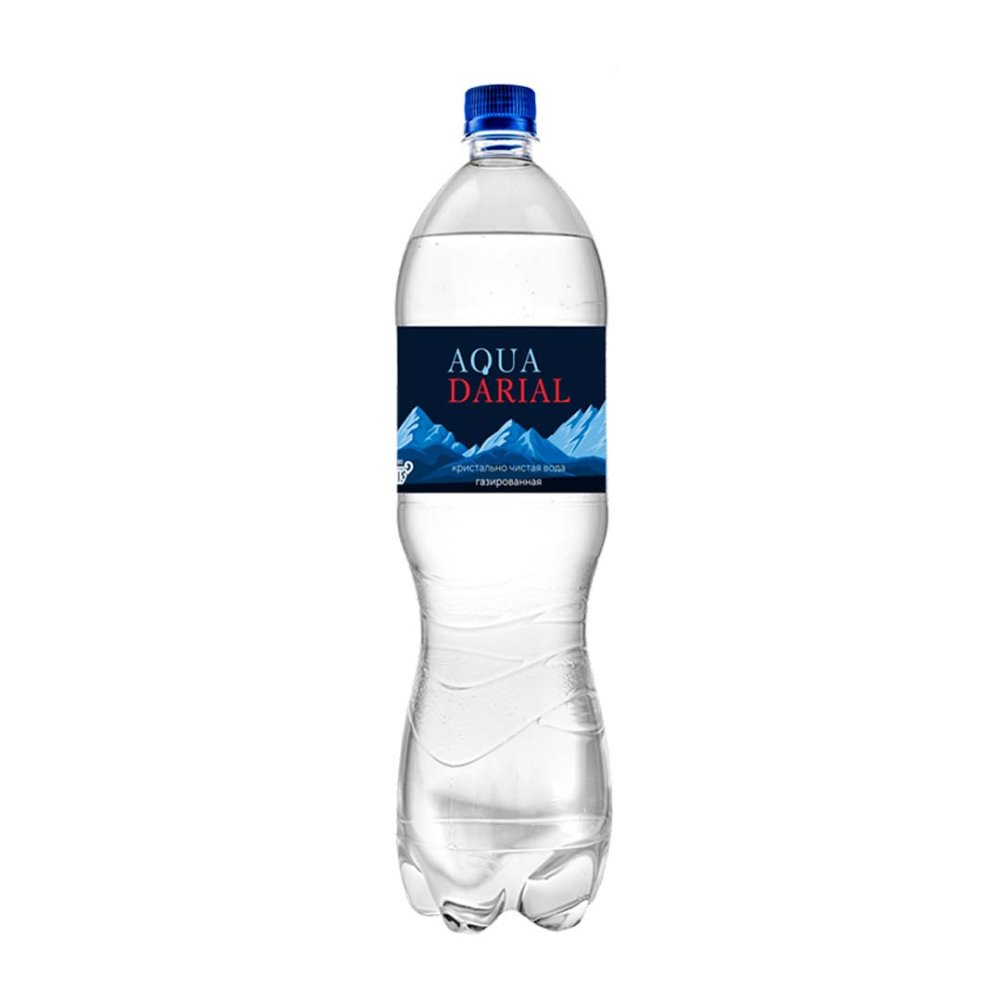 Вода природная артезианская питьевая «Аква Дарьял» газированная «Aqua Darial» пэт 1,5л