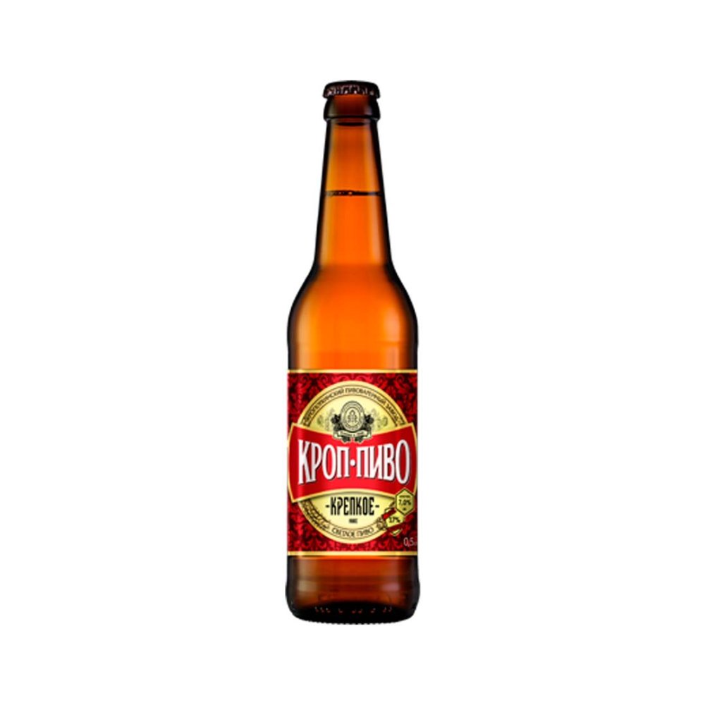Кроп-Пиво «Крепкое» с/б 0,5л