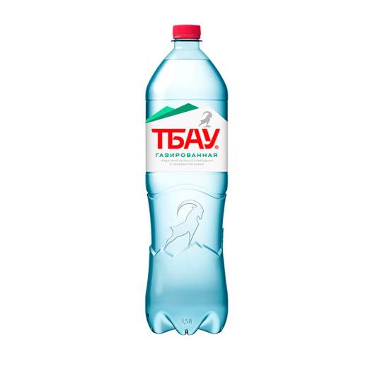 Горная родниковая вода «ТБАУ» газированная пэт 1,5л