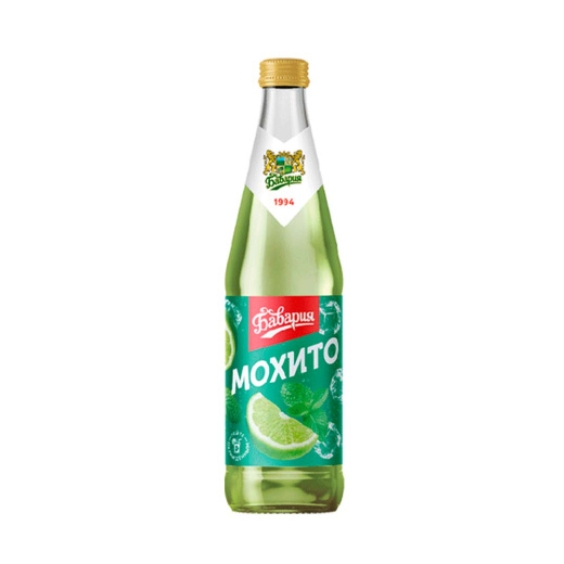 Сладкий газированный напиток "Бавария Мохито" с/б 0,5л
